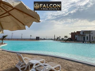 Double view chalet overlooking the marina and downtown in the Red Sea, in the heart of El Gouna, with a distinctive hotel finish - FULLY FINISHED