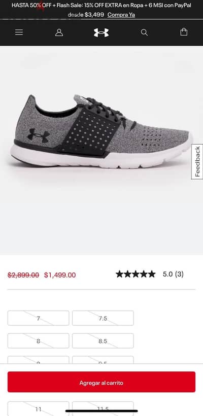 UNDER ARMOR men’s Threadborne Slingwrap Running Shoes