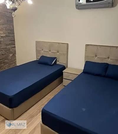 Furnished 185 sqm apartment for rent in Al Masrawya Compound, Fifth Settlement, near Point 90 Mall and Waterway.