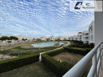 Chalet for sale 3 bdr ready to move ultra super lux finishing with furniture prime location special view in Amwaj Al Ahly Sabbour North Coast