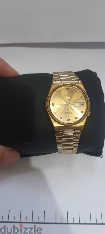 ساعه سايكو 5 اوتوماتيك يابانى اصلى SEIKO 5 automatic بمينا مميزه