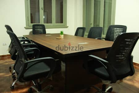 ترابيزة اجتماعات مع 7 كراسي