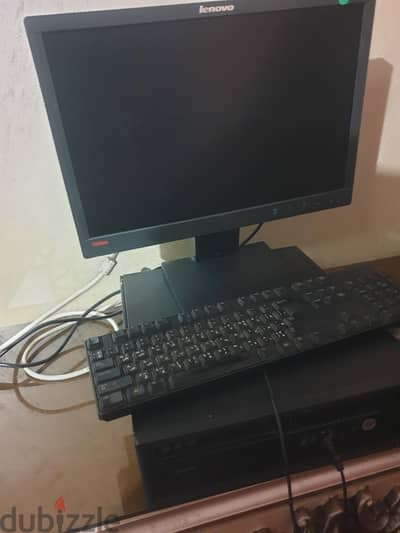 ​كيسة HP EliteDesk 705 G2 + شاشة لينوفو 19 بوصة