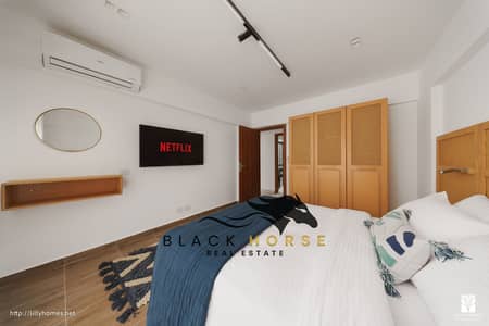 شقة مفروشة أول سكن 3 نوم للإيجار في كمبوند الرحاب – 120 متر، بجوار أفنيو مول والسوق