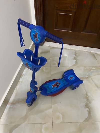 Scooter spiderman سكوتر سبايدرمان من ٤ ل ٦ سنين