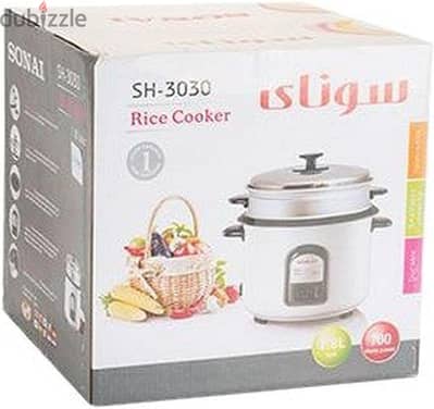 Sonai Rice Cooker SH-3030, 700 Watt, 1.8L