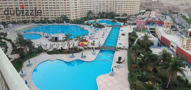 First row chalet with sea and swimming pools, the best view in Egypt in Porto Sokhna, Pyramids