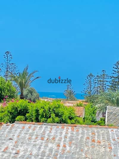 The most beautiful duplex villa, two floors, first row, open sea view villas in Basin, Ramses Village, North Coast, kilometer 45