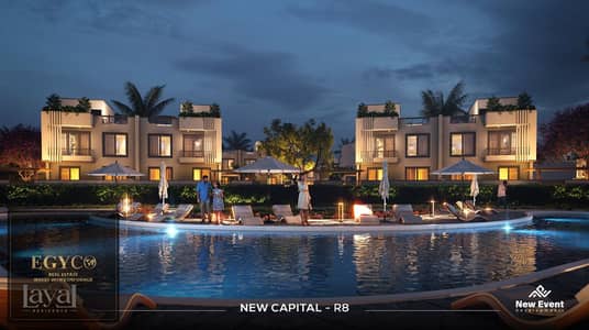 Own your apartment 3bed at the initial launch price with a 30% discount in the best location in the R8 district of the New Capital right next to the C