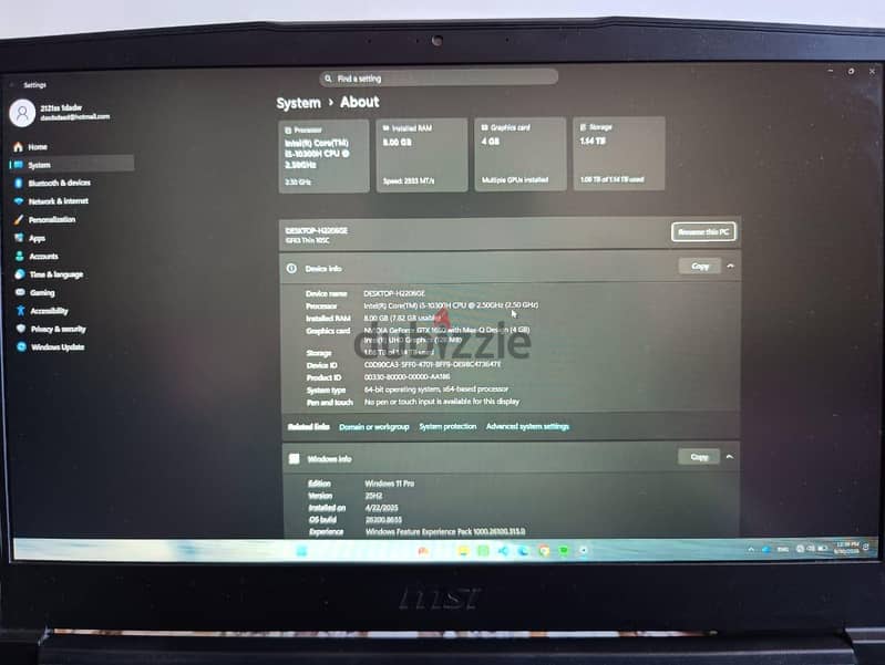 msi i5th10 5
