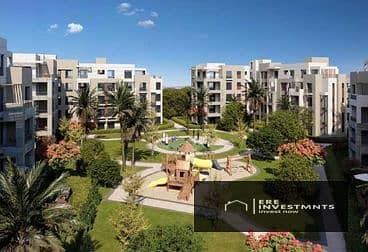 باقل من سعر السوق ب مليون - شقه215م  للبيع نصف تشطيب في ديستركت 5 التجمع الخامس - facing north view