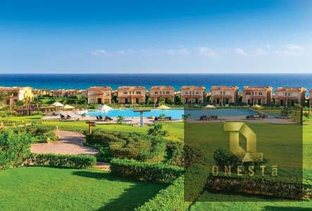 شالية للبيع غرفتين  تشطيب كامل بالتكييفات و المطبخ بخصم 40% بانوراما سي فيو في تلال _ Telal العين السخنة  و تسهيلاات تصل الي 12 سنة