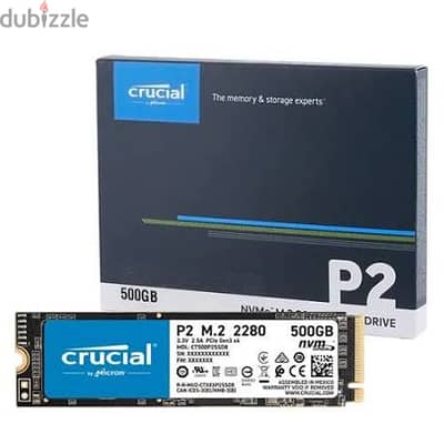 SSD nvme curcial p2 500 GB