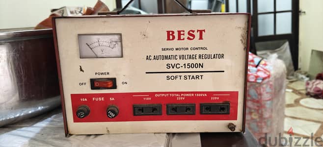 BEST SVC-1500N Automatic Voltage Regulator 1500VA - New