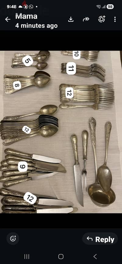 knifes spoones & forks