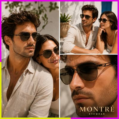 MONTRÉ French Premium Polarized Unisex Sunglasses | 100% UVA Protectio