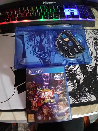 marvel vs Capcom  injustice 2 used
