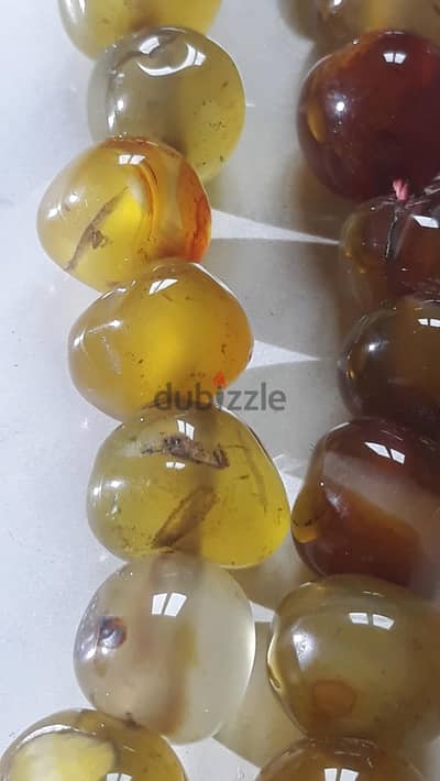 سبحه عقيق يمني 99 حبه من النوادر سبحة انتيك