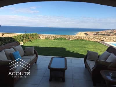Investment + Summer Chalet for sale direct sea & pool view plus large garden High-end modern finishing Steps from sea near telal , boho , porto sokhna