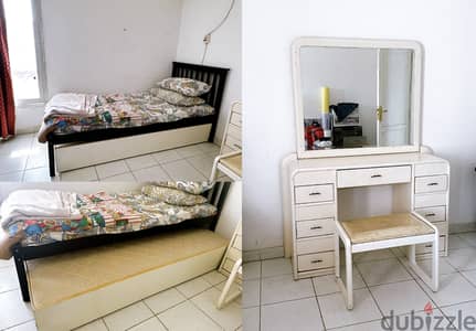 Single Bed & Vanity Set | Great for a Guest Room