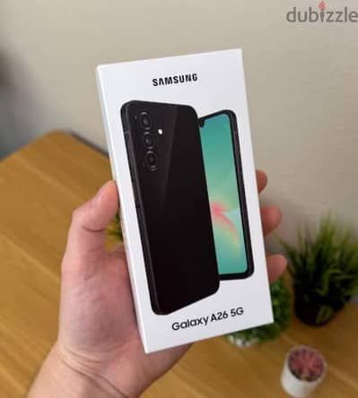 سامسونج A26 جديد زيرو لم يفتح ببرشامته لون اسود 128