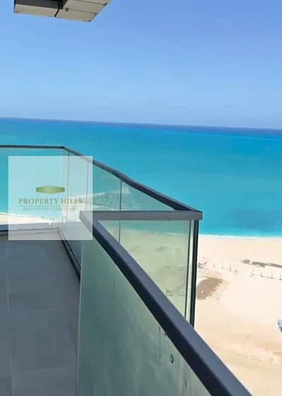 Chalet in Mazarin, El Alamein City, ready for handover with complete finishing at a very large discount with a direct sea view Chalet in Mazarin, El Alamein City, ready for handover with complete finishing at a very large discount with a direct sea view