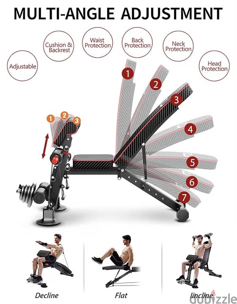 Ufit Multifunctional Foldable Bench 2