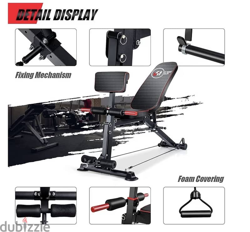 Ufit Multifunctional Foldable Bench 3