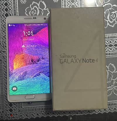 Samsung Note 4 بحالة ممتازه