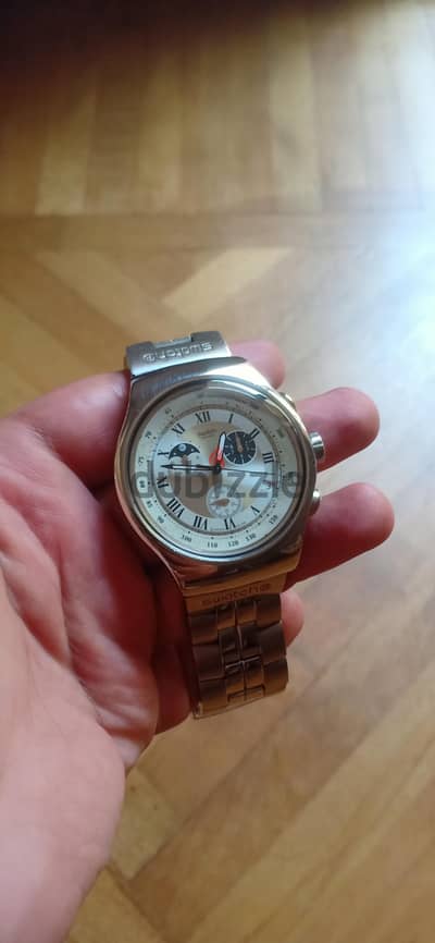 Original irony stainless steel petented water resistance swiss made