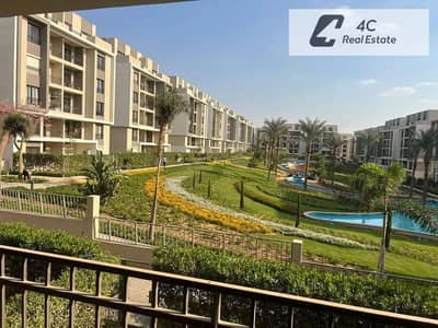 Ready to move studio with garden fully finished with furniture and ACs with Dp & installments open view in Marasem Fifth Square Golden Square