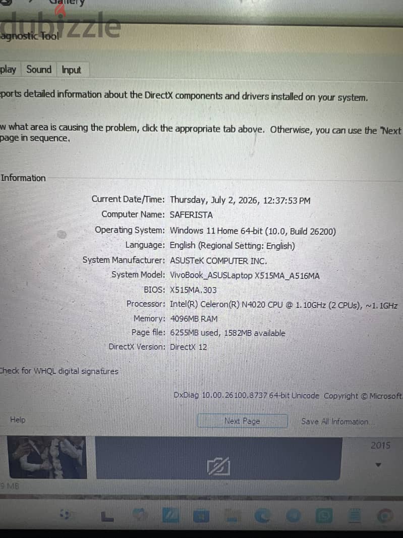 Asus laptop 1
