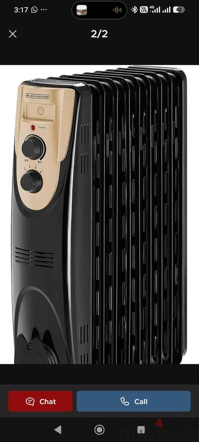 decker 2000w 9 fin oil radiator