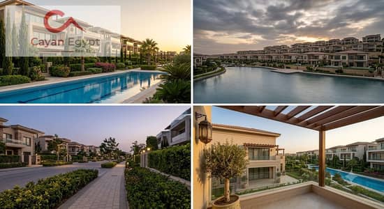 Book now and own a luxurious townhouse villa with the finest and most beautiful view (View) in installments