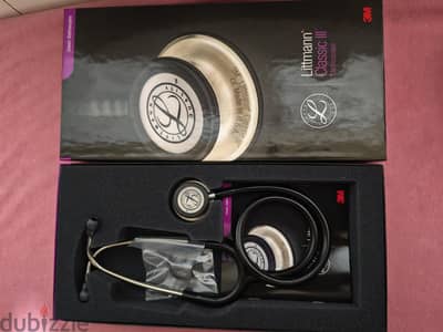 سماعة طبية 3M Littmann Classic III أصلية - جديدة بالكرتونة
