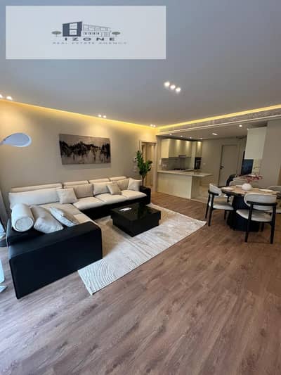 شقة للإيجار مفروشة بالكامل موقع مميز في Lake View القاهرة الجديدة 148م 2 غرفة نوم 3 حمامات أول سكن غرفة ناني