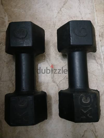 ٢ دمبلز مطاط