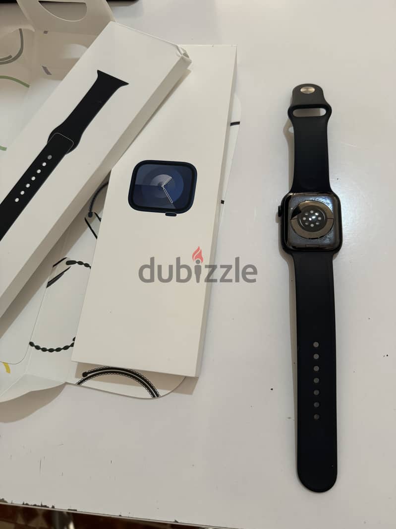 Apple Watch 9 series 45mm Midnight, battery 91% 2