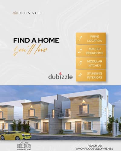 Townhouse for Sale in Monaco Compound – Sheikh Zayed