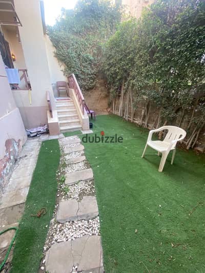 فرصة استوديو 60م بحديقه خاصة بسعر لقطه تشطيبات المالك في المرخلة الخامسة في الرحاب التجمع الاول القاهرة الجديدة