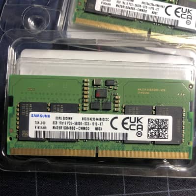 Laptop RAM 2x8 - Samsung 16 GB (2x8) DDR5 5600 MHz