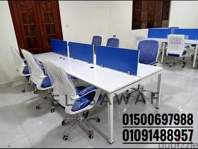 خلية عمل-ورك ستيشن خشب mdfاسباني- اثاث مكتبي-work station-partiton