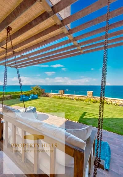 اخر اميز فيلا sea view متشطبه بالكامل مقدم (مليون جنيه)من ارقيقري العين السخنه telal