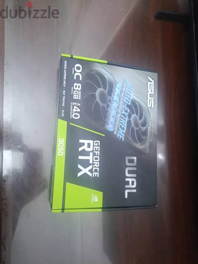 كرت شاشة Asus Duel RTX 3050 8gb