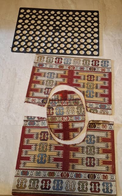 دواسة خارجى جلد و طقم حمام