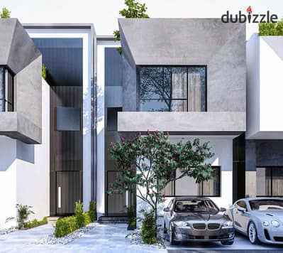 Own a townhouse ready for inspection with a 10% down payment in the heart of New Cairo, 3 minutes from the American University AUC, close to the German University and Point 90 Mall, Fifth Settlement