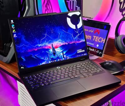 لم يُستخدم Lenovo Legion Slim 5 RTX 5060  ٦ دورات شحنRyzen 7 8845HS