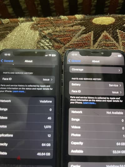 Apple - 2 iPhone X 64 gigabytes