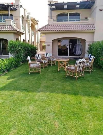 chalet with fully finished ready for viewing sea and pool view for sale in La Vista Gardens Ain Sokhna