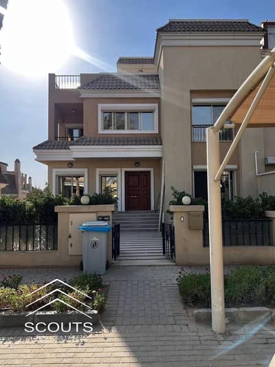 Last villa available for immediate occupancy at an old price in Sarai, New Cairo, next to Madinaty, Al Burouj Compound, and Creek Town Compound,
